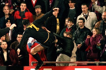 Eric Cantona kick